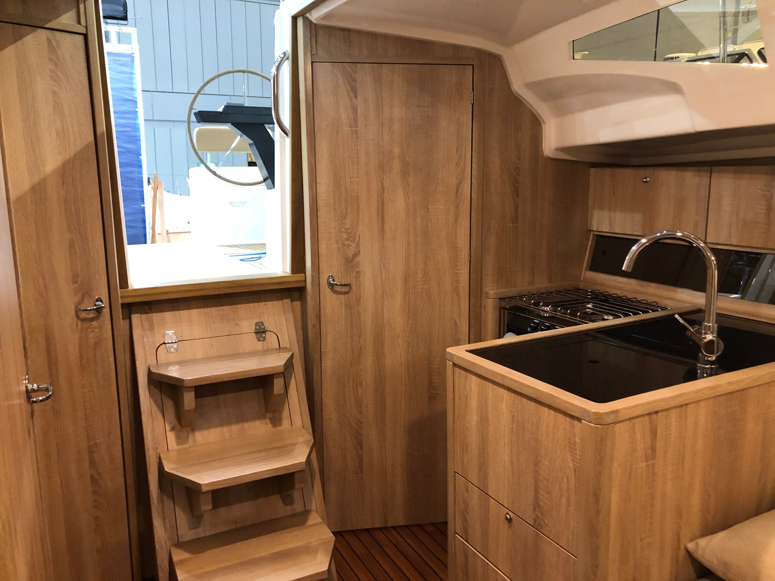 Kitchen on boat