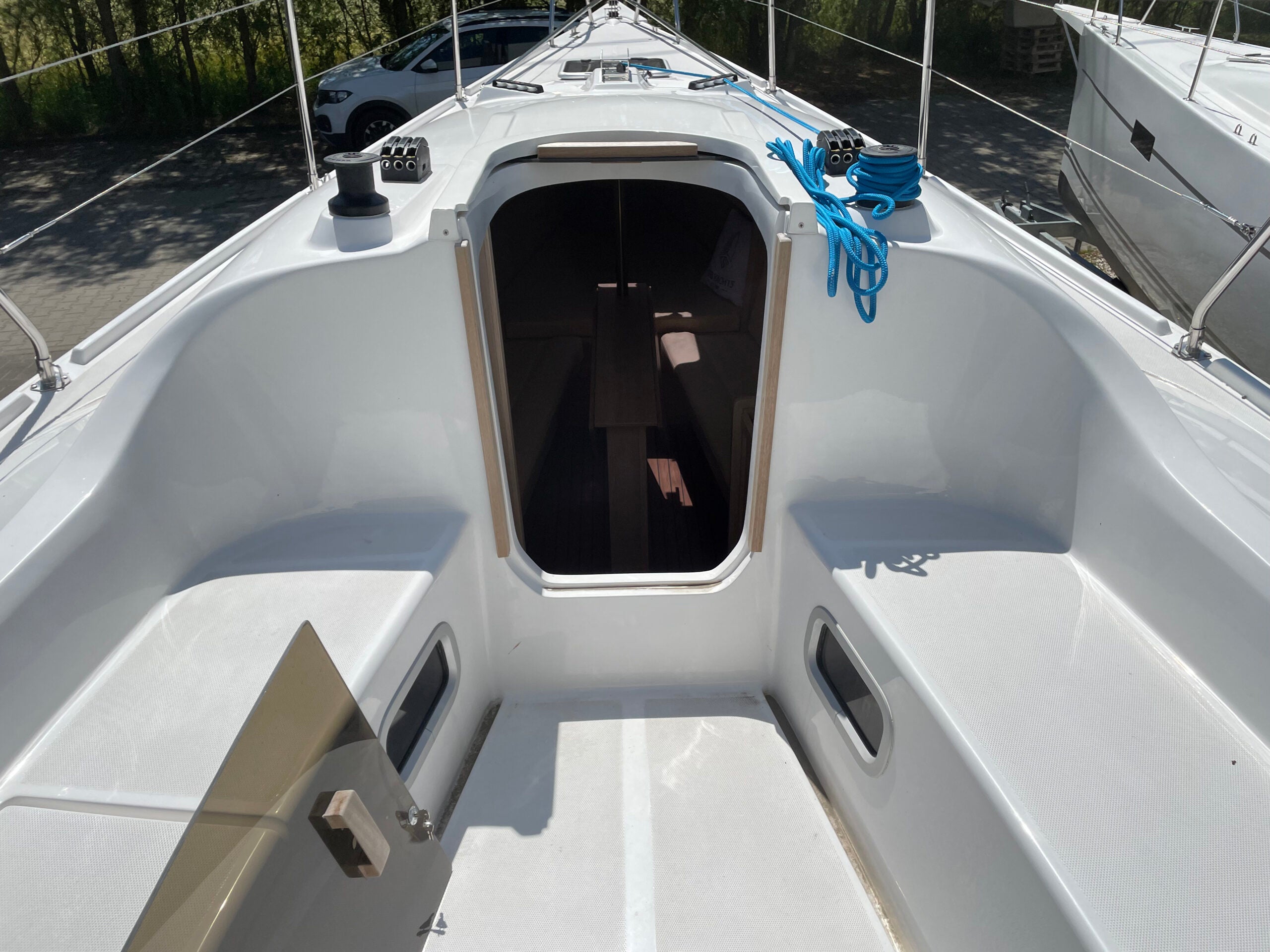 Door on yacht